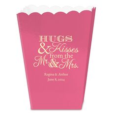 Hugs and Kisses Mini Popcorn Boxes