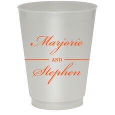 Duo Name Colored Shatterproof Cups