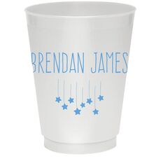 Falling Stars Colored Shatterproof Cups