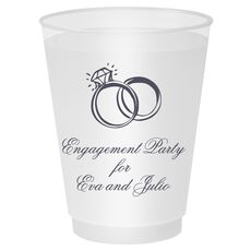 Wedding Rings Shatterproof Cups