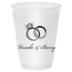 Wedding Rings Shatterproof Cups