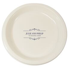 St. Regis Scroll Plastic Plates