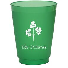 Three Clovers Colored Shatterproof Cups