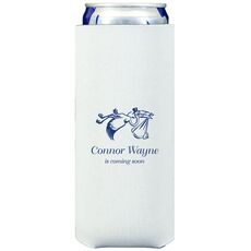Special Stork Delivery Collapsible Slim Koozies