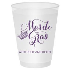 Mardi Gras Crown Shatterproof Cups