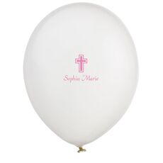 Outlined Cross Latex Balloons