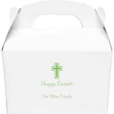 Outlined Cross Gable Favor Boxes