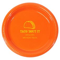 Taco Bout It Plastic Plates