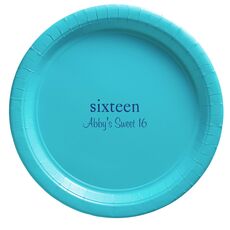 Select Your Big Number Paper Plates