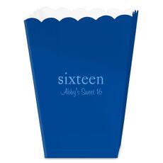 Select Your Big Number Mini Popcorn Boxes
