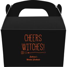Cheers Witches Halloween Gable Favor Boxes