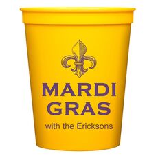 Mardi Gras Stadium Cups