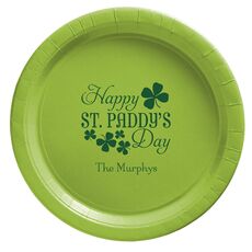 Happy St. Paddy's Day Paper Plates