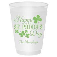 Happy St. Paddy's Day Shatterproof Cups