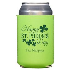 Happy St. Paddy's Day Collapsible Koozies