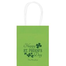 Happy St. Paddy's Day Mini Twisted Handled Bags