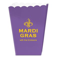 Mardi Gras Mini Popcorn Boxes