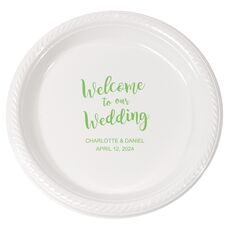 Welcome to our Wedding Plastic Plates