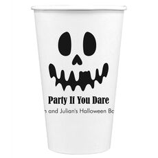 Ghost Face Paper Coffee Cups