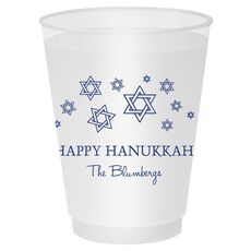Modern Jewish Star Galaxy Shatterproof Cups
