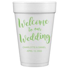 Welcome to our Wedding Styrofoam Cups