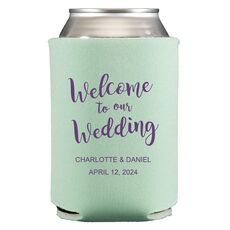 Welcome to our Wedding Collapsible Koozies