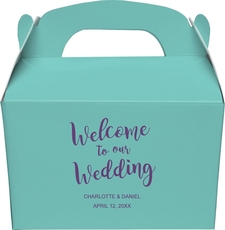 Welcome to our Wedding Gable Favor Boxes