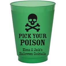 Pick Your Poison Colored Shatterproof Cups