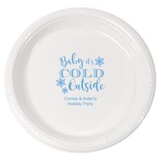 Baby It's Cold Outside Plastic Plates