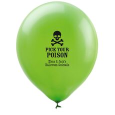 Pick Your Poison Latex Balloons