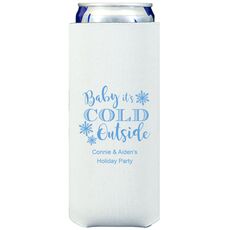 Baby It's Cold Outside Collapsible Slim Koozies