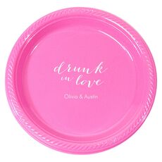 A Little Too Drunk in Love Plastic Plates