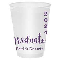 Graduate and Year Graduation Shatterproof Cups