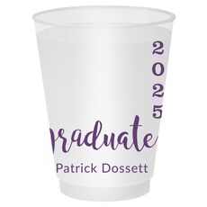 Graduate and Year Graduation Shatterproof Cups