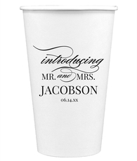 Introducing Mr and Mrs Paper Coffee Cups