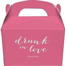 A Little Too Drunk in Love Gable Favor Boxes