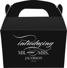 Introducing Mr and Mrs Gable Favor Boxes