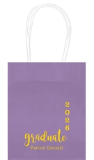 Graduate and Year Graduation Mini Twisted Handled Bags