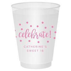 Confetti Dots Celebrate Shatterproof Cups