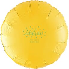 Confetti Dots Celebrate Mylar Balloons