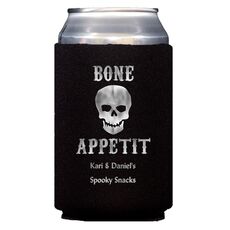 Bone Appetit Skull Collapsible Koozies