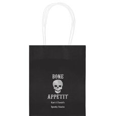 Bone Appetit Skull Mini Twisted Handled Bags