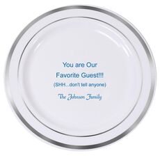 Any Imprint Wanted Premium Banded Plastic Plates