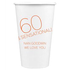 60 and Sensational Paper Coffee Cups