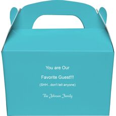 Any Imprint Wanted Gable Favor Boxes