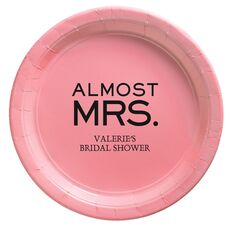 Almost Mrs. Paper Plates
