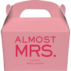 Almost Mrs. Gable Favor Boxes