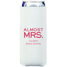 Almost Mrs. Collapsible Slim Koozies