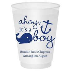 Ahoy It's A Boy Shatterproof Cups