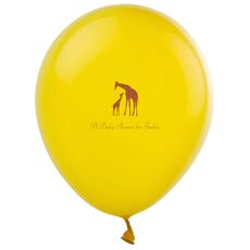 Giraffe Duo Latex Balloons